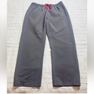 Figs Women's Size XL High Waisted Livingston Basic Scrub Pants Gray 1000210